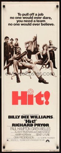 6r525 HIT insert '73 Billy Dee Williams w/giant bazooka, Richard Pryor, Paul Hampton!