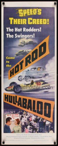6r531 HOT ROD HULLABALOO insert '66 speed's their creed, the Jet-Age crowd - they're with it!