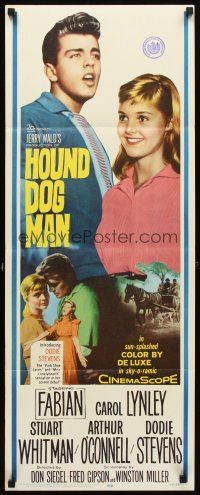 6r532 HOUND-DOG MAN insert '59 Fabian starring in his first movie with pretty Carol Lynley!