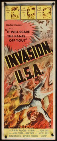 6r546 INVASION U.S.A. insert '52 New York topples, San Francisco in flames, Boulder Dam destroyed!