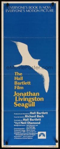 6r551 JONATHAN LIVINGSTON SEAGULL insert '73 great bird image, from Richard Bach's book!
