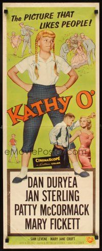 6r556 KATHY O' insert '58 sexy Jan Sterling, Patty McCormack little big shocker from The Bad Seed!