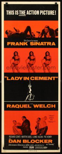 6r564 LADY IN CEMENT insert '68 different images of Frank Sinatra & sexy Raquel Welch!