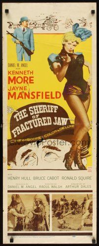 6r697 SHERIFF OF FRACTURED JAW insert '59 sexy burlesque Jayne Mansfield, sheriff Kenneth More!
