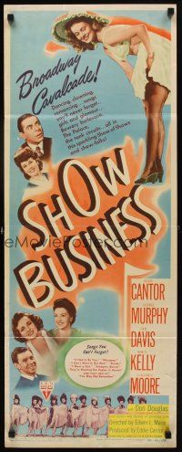 6r700 SHOW BUSINESS insert '44 Eddie Cantor, George Murphy, sexy Constance Moore!