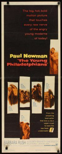 6r804 YOUNG PHILADELPHIANS insert '59 rich lawyer Paul Newman defends friend from murder charges!