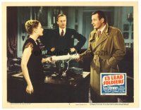 6s120 13 LEAD SOLDIERS LC #7 '48 Tom Conway as detective Bulldog Drummond, Helen Westcott
