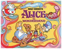 6s006 ALICE IN WONDERLAND TC R74 Walt Disney Lewis Carroll classic, cool psychedelic design!