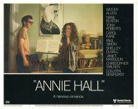 6s148 ANNIE HALL LC #2 '77 close up of Woody Allen with Carol Kane by flute & sheet music!