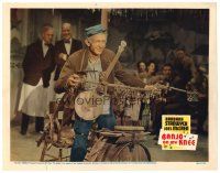 6s166 BANJO ON MY KNEE LC R43 wacky one-man-band Walter Brennan with banjo, bottles & more!
