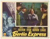 6s173 BERLIN EXPRESS LC #2 '48 Merle Oberon & Charles Korvin, directed by Jacques Tourneur!