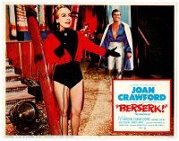 6s175 BERSERK LC #1 '67 full-length close up of crazy circus performer Joan Crawford!