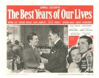 6s177 BEST YEARS OF OUR LIVES LC R54 directed by William Wyler, Fredric March & Harold Russell!