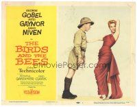 6s189 BIRDS & THE BEES LC #1 '56 wacky George Gobel seduced by sexy Mitzi Gaynor!