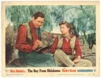 6s213 BOY FROM OKLAHOMA LC #1 '54 directed by Michael Curtiz, Will Rogers Jr, & Nancy Olson!