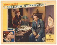 6s216 BREACH OF PROMISE LC '32 Mae Clarke looks at angry Chester Morris across desk!