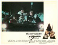 6s272 CLOCKWORK ORANGE R-rated LC #2 '72 Stanley Kubrick classic, McDowell & droogs in car!