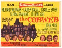 6s028 COBWEB TC '55 Richard Widmark, Lauren Bacall, Charles Boyer, Gloria Grahame, Lillian Gish