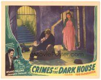 6s296 CRIMES AT THE DARK HOUSE LC '40 Sylvia Marriott watches Tod Slaughter beat guy on ground!