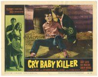 6s300 CRY BABY KILLER LC #1 '58 close up of bound Jack Nicholson with bloody lip in his 1st movie!