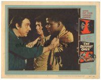 6s315 DEFIANT ONES LC #2 '58 Lon Chaney Jr. grabs escaped cons Tony Curtis & Sidney Poitier!