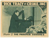 6s331 DICK TRACY VS. CRIME INC. chapter 2 LC '41 Ralph Byrd fighting John Davidson as Lucifer!