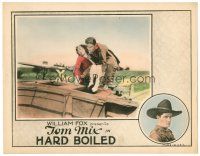 6s451 HARD BOILED LC '26 Tom Mix rescues Helene Chadwick from overturned stagecoach!