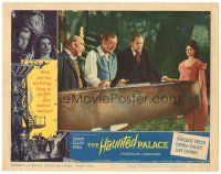 6s457 HAUNTED PALACE LC #3 '63 Vincent Price, Lon Chaney & Debra Paget by coffin, Edgar Allan Poe