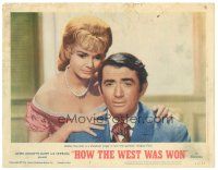 6s476 HOW THE WEST WAS WON LC #2 '64 John Ford epic, Debbie Reynolds & Gregory Peck!