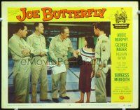 6s516 JOE BUTTERFLY LC #2 '57 Keenan Wynn, George Nader & soldiers with Japanese Keiko Shima!