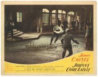 6s519 JOHNNY COME LATELY LC '43 men on city street watch James Cagney fighting with another man!
