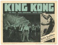 6s536 KING KONG LC #1 R52 Robert Armstrong, Bruce Cabot & the crew face down natives!