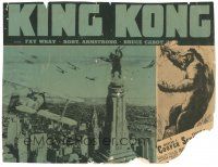 6s537 KING KONG LC #3 R52 classic image of giant ape on Empire State Building, great border art!