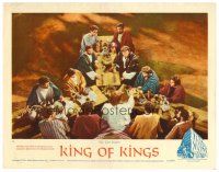 6s539 KING OF KINGS LC #6 '61 Nicholas Ray Biblical epic, Jeffrey Hunter as Jesus at Last Supper!