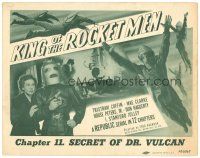 6s063 KING OF THE ROCKET MEN chapter 11 TC '49 cool sci-fi serial images of Coffin in cool costume!