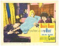 6s543 LA VERITE LC '61 sexy Brigitte Bardot in bed with two others, Henri-Georges Clouzot