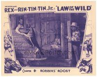 6s558 LAW OF THE WILD chap 9 LC '34 man holds gun on Rin Tin Tin Jr. busting guy out of jail!