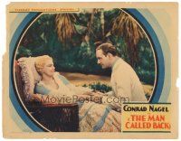 6s590 MAN CALLED BACK LC '32 Conrad Nagel romances pretty blonde Doris Kenyon outdoors!