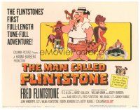 6s070 MAN CALLED FLINTSTONE TC '66 Hanna-Barbera, Fred, Barney, cartoon spy spoof!