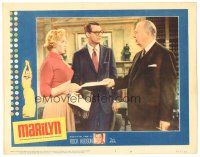 6s601 MARILYN LC #5 '63 sexy Monroe with Cary Grant & Charles Coburn from Monkey Business!