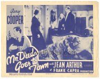 6s630 MR. DEEDS GOES TO TOWN LC R50 crooks hide from Gary Cooper & Jean Arthur behind couch!