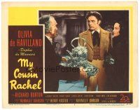 6s634 MY COUSIN RACHEL LC #5 '53 pretty Olivia de Havilland & Richard Burton!