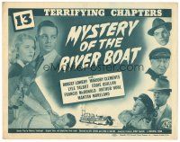 6s078 MYSTERY OF THE RIVER BOAT whole serial TC '44 Universal serial in 13 terrifying chapters!
