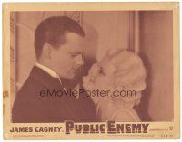6s716 PUBLIC ENEMY LC #6 R54 William Wellman classic, best c/u of James Cagney & sexy Jean Harlow!