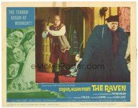 6s728 RAVEN LC #1 '63 giant William Baskin about to attack bloated Peter Lorre from behind!