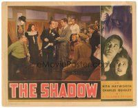 6s774 SHADOW LC '37 sexy young Rita Hayworth & crowd watch Charles Quigley catch the bad guy!