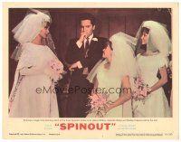 6s824 SPINOUT LC #7 '66 Elvis Presley with brides Diane McBain, Deborah Walley & Shelley Fabares!