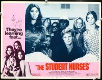 6s839 STUDENT NURSES LC #2 '70 pretty girls, cop, young girl & handsome guy in hospital!