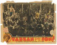 6s851 TARZAN FINDS A SON LC '39 Johnny Weissmuller in the hands of the Zambele head-hunters!