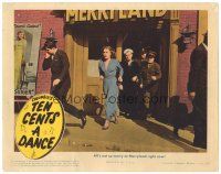 6s857 TEN CENTS A DANCE LC '45 Joan Woodbury rushing from Merryland with soldiers!